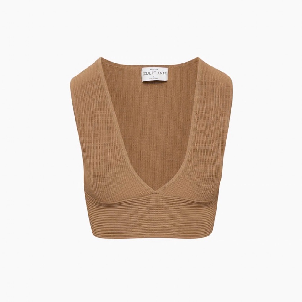 Aritzia Sculpt Knit Deep V Tank